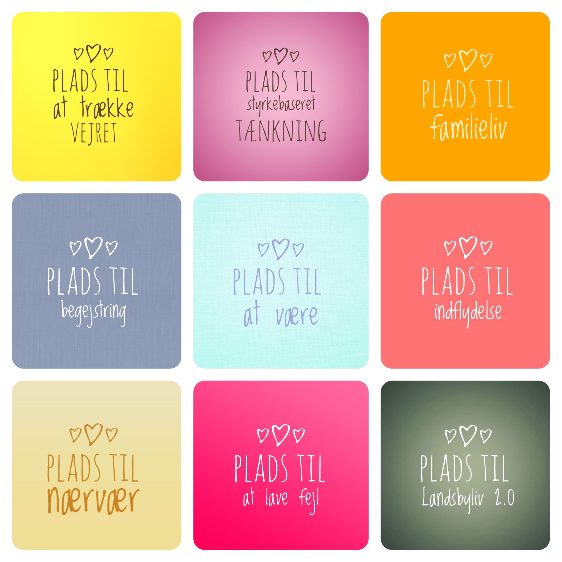 Frie Hjerterum - eksempel